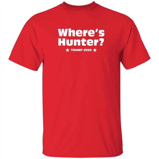 Where's Hunter Trump 2020 T Shirt Occupy Democrats Where's Hunter Trump 2020 T Shirt Occupy Democrats