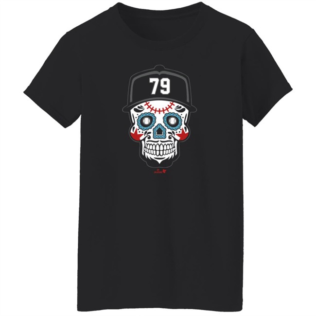 BreakingT Jose Abreu Sugar Skull T Shirt White Sox Duc - BreakingT Jose Abreu Sugar Skull T Shirt White Sox
