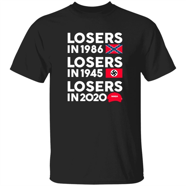 Losers In 1865 Losers In 1945 Losers In 2020 T Shirt Danielle Collins Shirts