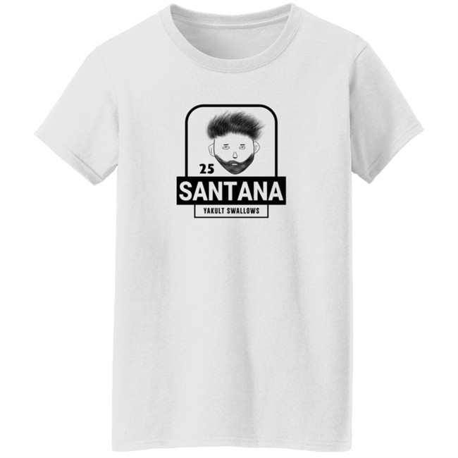25 Santana Yakult Swallows Shirt Mingo 25 Santana Yakult Swallows Shirt Mingo