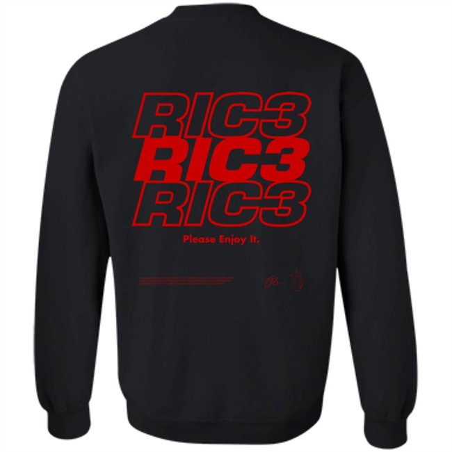 Daniel Ricciardo Merch Shop Store Ric3 Thank You Hoodie Daniel Ricciardo Merch Shop Store Ric3 Thank You Hoodie