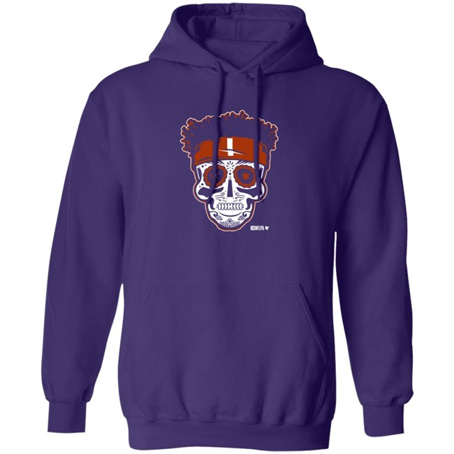 Justin Fields Sugar Skull T Shirt National Football League Players Association BreakingT Justin Fields Sugar Skull T Shirt National Football League Players Association BreakingT