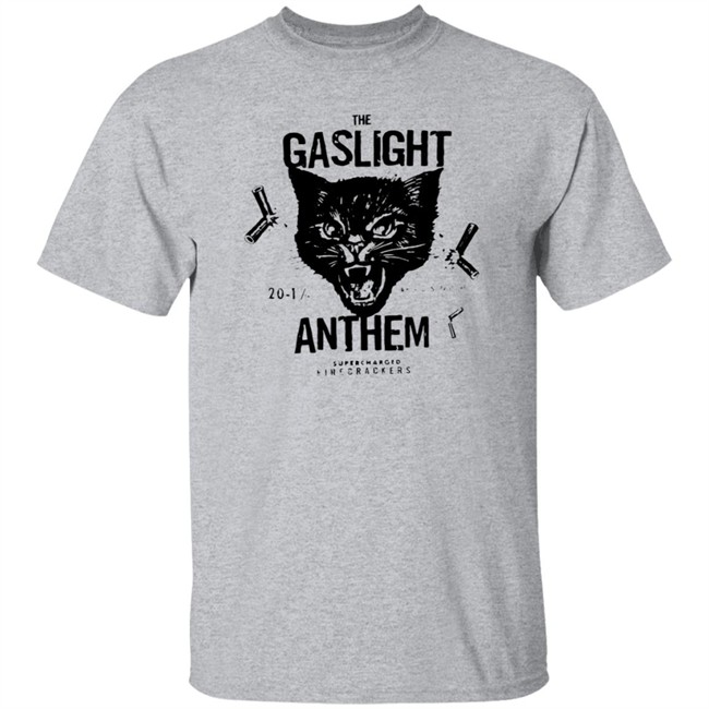 Gaslight Anthem Merch The Gaslight Anthem Cat T Shirt
