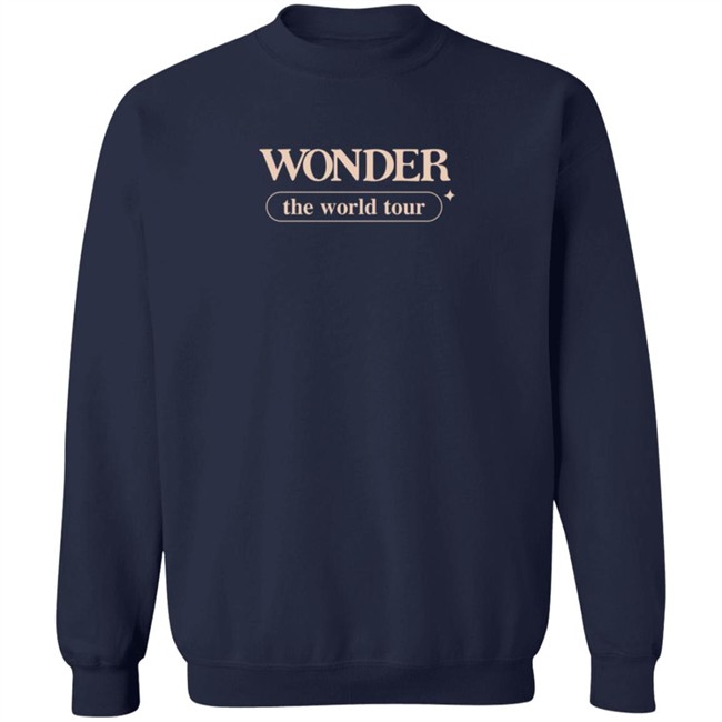 Shawn Mendes Store Merch Wonder The World Tour Crewneck Sweatshirt Shawn Mendes Store Merch Wonder The World Tour Crewneck Sweatshirt