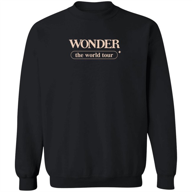 Shawn Mendes Store Merch Wonder The World Tour Crewneck Sweatshirt Shawn Mendes Store Merch Wonder The World Tour Crewneck Sweatshirt