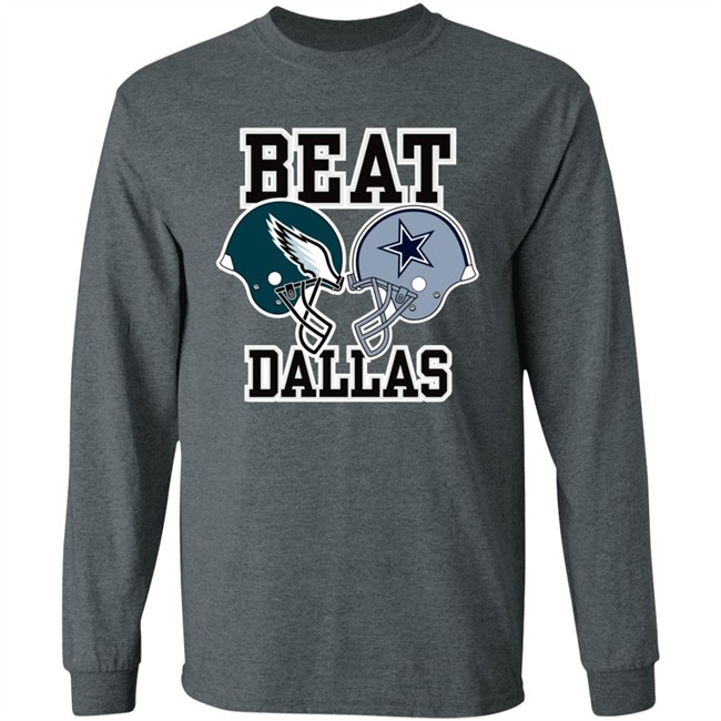 Nick Sirianni Beat Dallas Helmet Logo Sweatshirt John Clark Nick Sirianni Beat Dallas Helmet Logo Sweatshirt John Clark