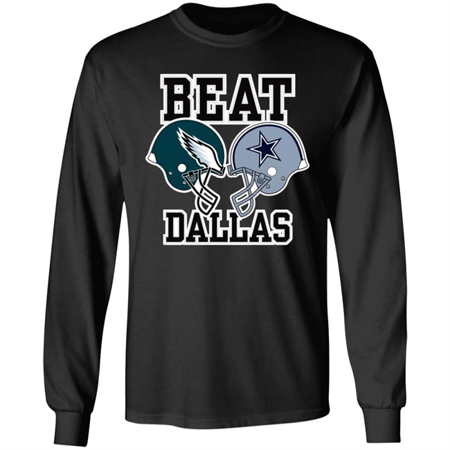 Nick Sirianni Beat Dallas Helmet Logo Sweatshirt John Clark Nick Sirianni Beat Dallas Helmet Logo Sweatshirt John Clark