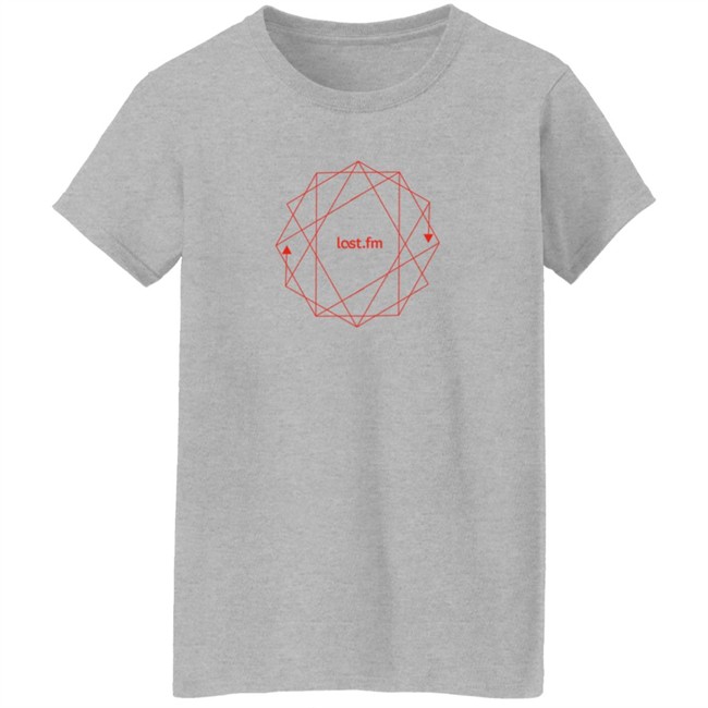 Last Fm Merch Women's Last.Fm Spiral Hex Tee Shirt Last Fm Merch Women's Last.Fm Spiral Hex Tee Shirt