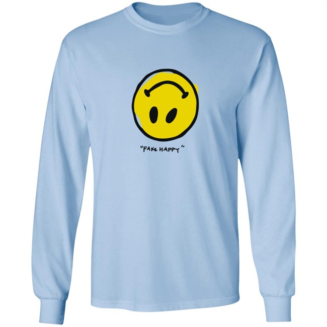 Paramore Merch Paramore Fake Happy Shirt Paramore Merch Paramore Fake Happy Shirt