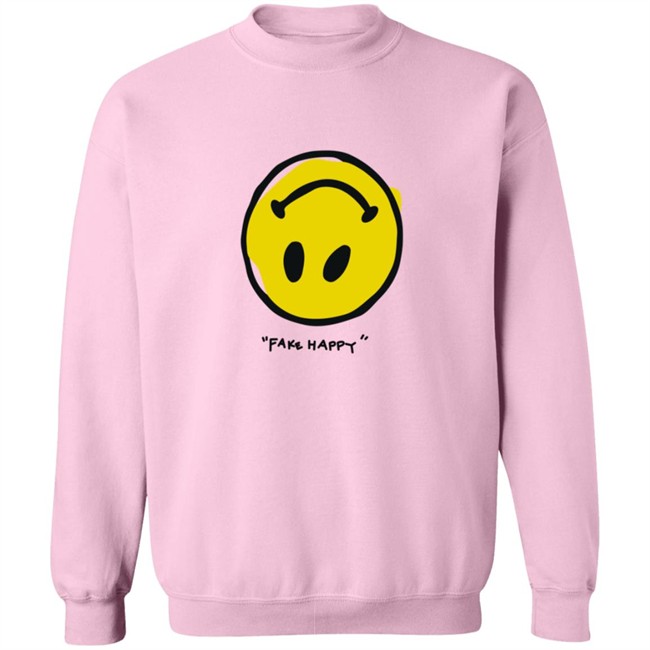 Paramore Merch Paramore Fake Happy Shirt Paramore Merch Paramore Fake Happy Shirt