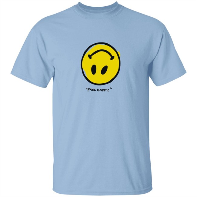 Paramore Merch Paramore Fake Happy Shirt Paramore Merch Paramore Fake Happy Shirt