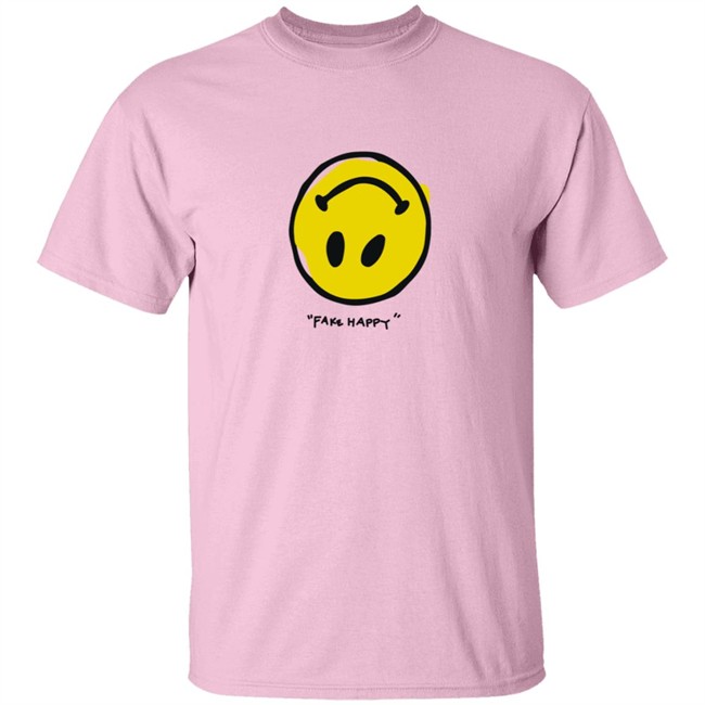 Paramore Merch Paramore Fake Happy Shirt Paramore Merch Paramore Fake Happy Shirt