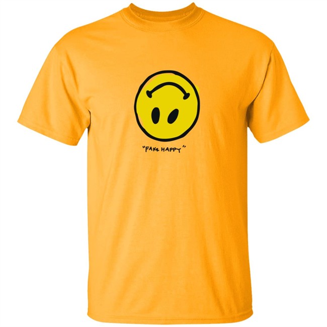 Paramore Merch Paramore Fake Happy Shirt Paramore Merch Paramore Fake Happy Shirt