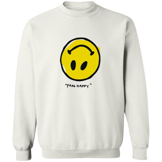 Paramore Merch Paramore Fake Happy Shirt Paramore Merch Paramore Fake Happy Shirt