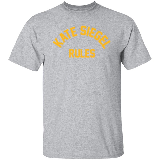 The Kingcast Merch Kate Siegel Rules Shirt The Kingcast Merch Kate Siegel Rules Shirt