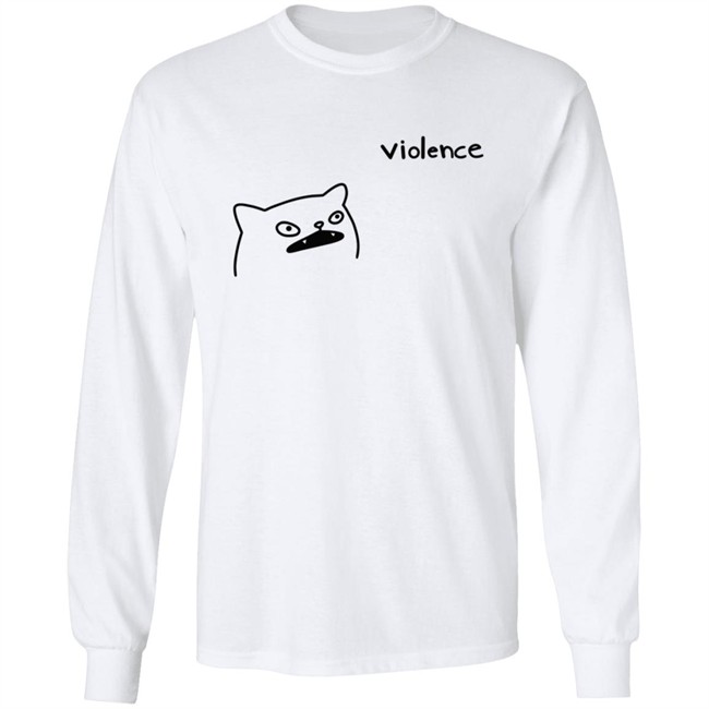 Poorly Cat Draw Violence Shirt Poorly Cat Draw Violence Shirt