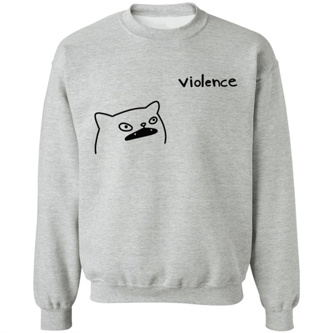 Poorly Cat Draw Violence Shirt Poorly Cat Draw Violence Shirt