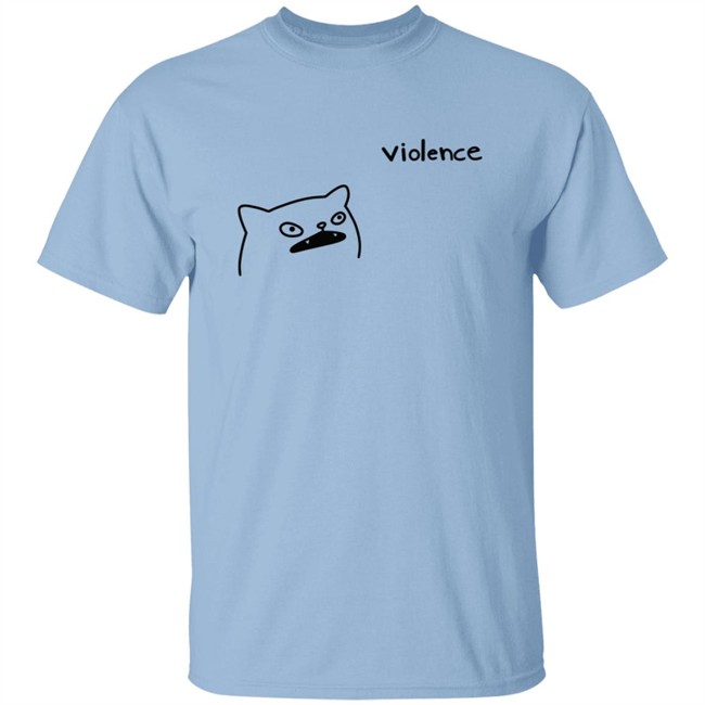 Poorly Cat Draw Violence Shirt Poorly Cat Draw Violence Shirt