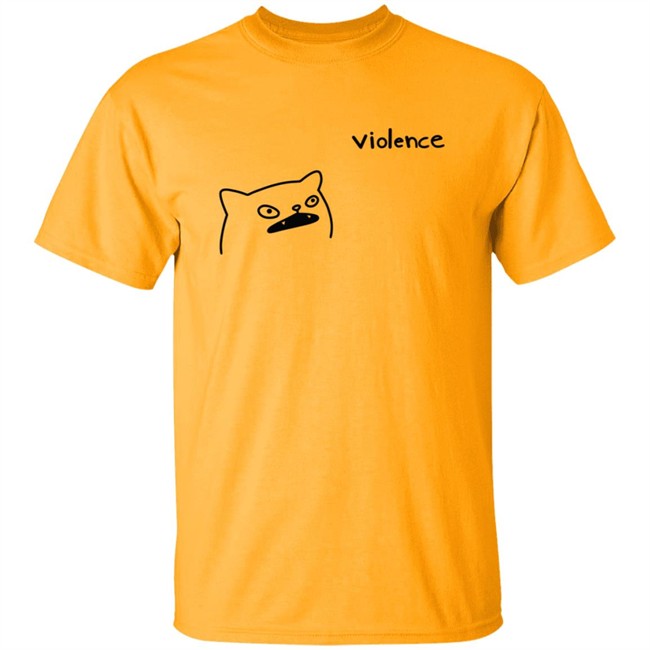 Poorly Cat Draw Violence Shirt Poorly Cat Draw Violence Shirt