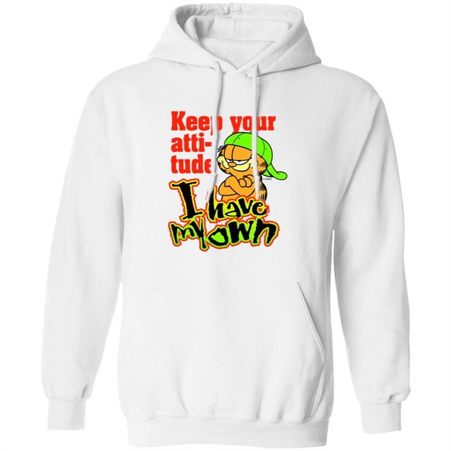 Garfield's Backwards Hat Phase Keep Your Atti-tude I Have My Own Shirt Garfield's Backwards Hat Phase Keep Your Atti-tude I Have My Own Shirt