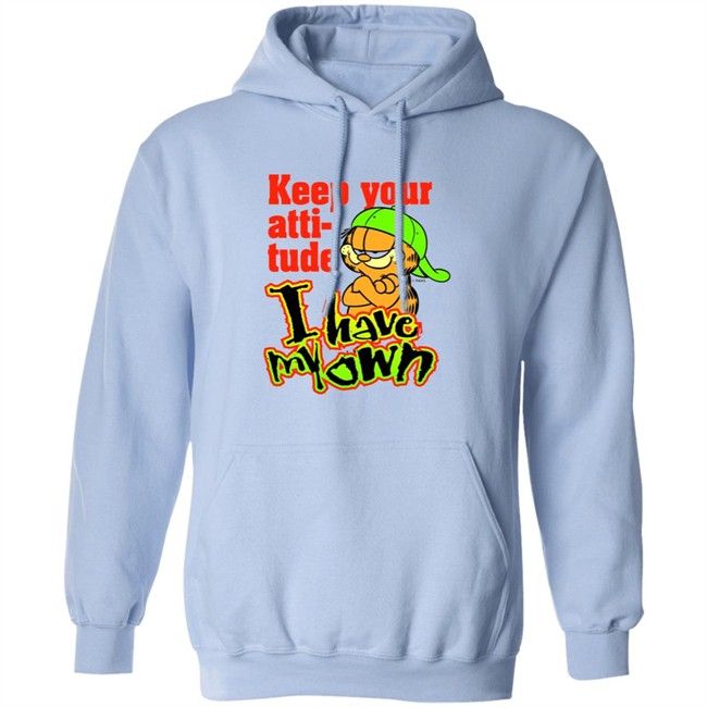 Garfield's Backwards Hat Phase Keep Your Atti-tude I Have My Own Shirt Garfield's Backwards Hat Phase Keep Your Atti-tude I Have My Own Shirt