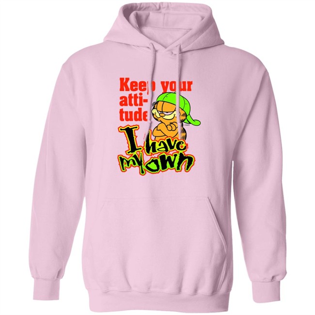 Garfield's Backwards Hat Phase Keep Your Atti-tude I Have My Own Shirt Garfield's Backwards Hat Phase Keep Your Atti-tude I Have My Own Shirt