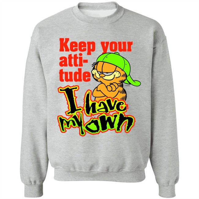 Garfield's Backwards Hat Phase Keep Your Atti-tude I Have My Own Shirt Garfield's Backwards Hat Phase Keep Your Atti-tude I Have My Own Shirt