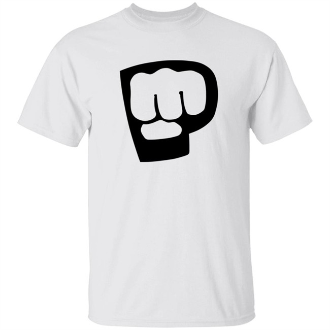 Pewdiepie Merch Pewdiepie Logo White Black T-Shirt
