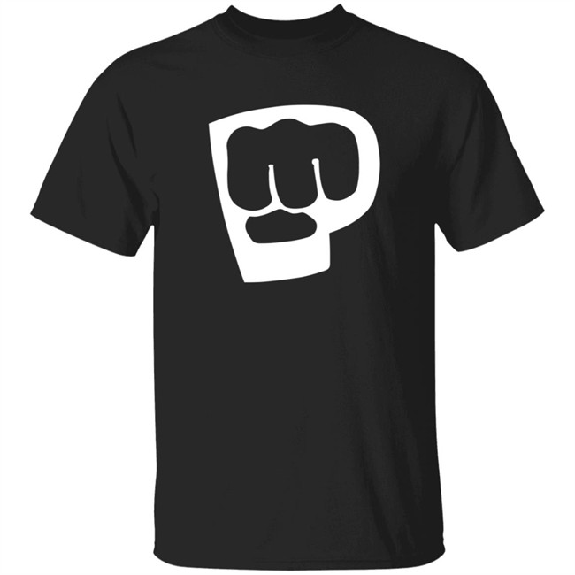 Pewdiepie Merch Pewdiepie Logo White Black Shirt