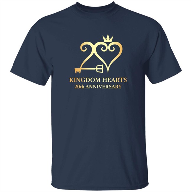 Kingdom Hearts 20Th Anniversary Merch Logo T Shirt Kingdom Hearts 20Th Anniversary Merch Logo T Shirt