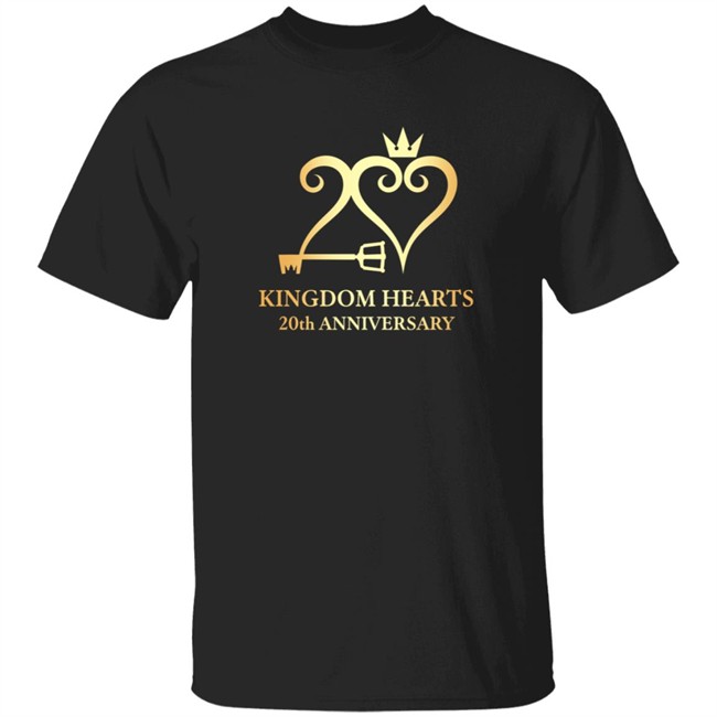 Kingdom Hearts 20Th Anniversary Merch Logo T Shirt Kingdom Hearts 20Th Anniversary Merch Logo T Shirt