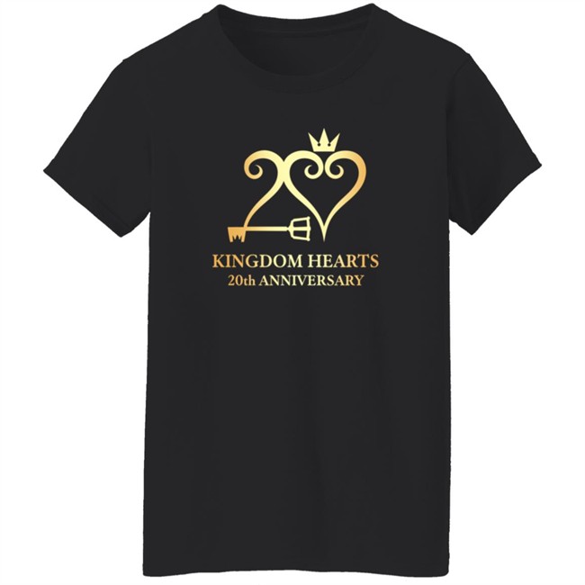 Kingdom Hearts 20Th Anniversary Merch Logo T Shirt Kingdom Hearts 20Th Anniversary Merch Logo T Shirt