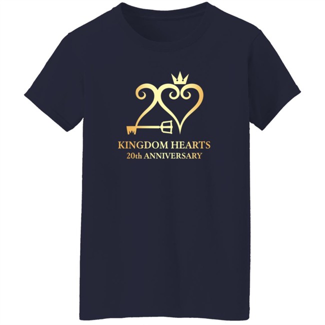 Kingdom Hearts 20Th Anniversary Merch Logo T Shirt Kingdom Hearts 20Th Anniversary Merch Logo T Shirt