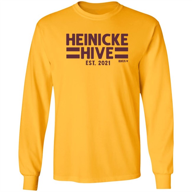 Mina Kimes BreakingT Taylor Heinicke Hive Shirt Mina Kimes BreakingT Taylor Heinicke Hive Shirt