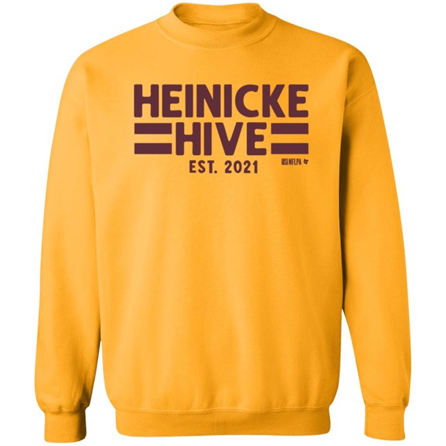 Mina Kimes BreakingT Taylor Heinicke Hive Shirt Mina Kimes BreakingT Taylor Heinicke Hive Shirt