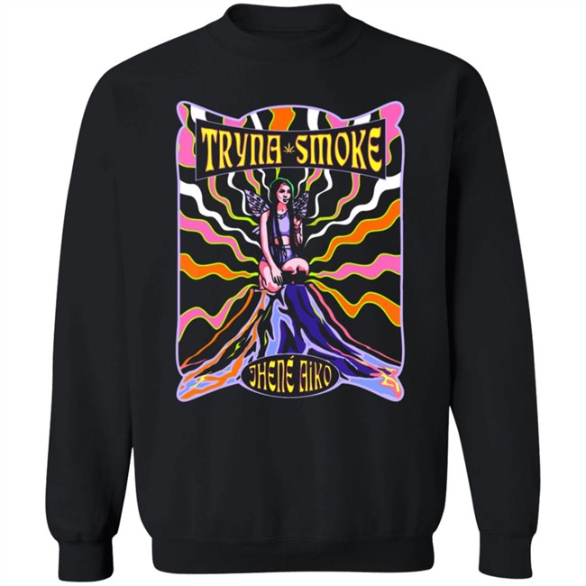 Jhene Aiko Merch Tryna Smoke Vintage Shirt Jhene Aiko Merch Tryna Smoke Vintage Shirt