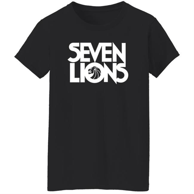 Seven Lions Merch Stacked Logo Shirt Seven Lions Merch Stacked Logo Shirt