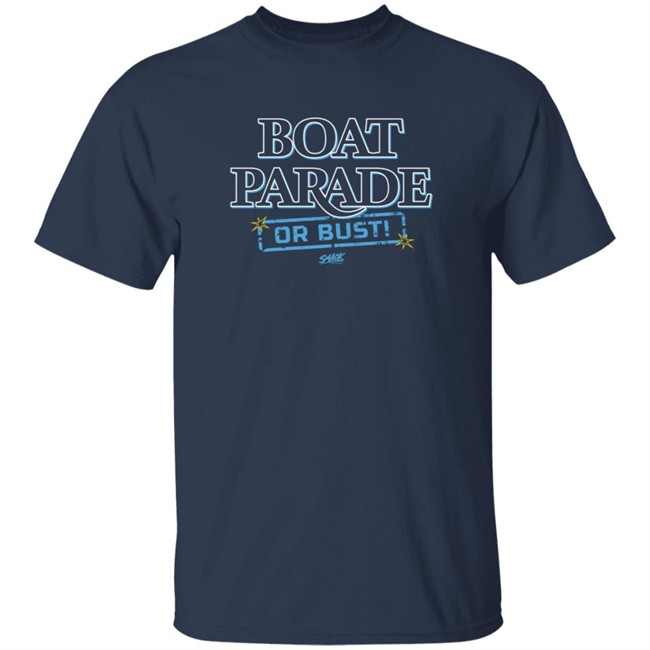 Steven Stamkos Boat Parade Or Bust T Shirt Smack Apparel Boat Parade Or Bust Shirt Tampa Bay Baseball Fans
