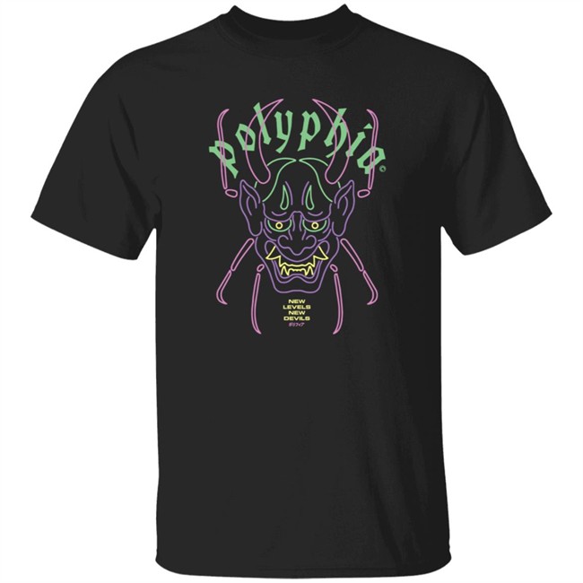 Polyphia Merch Limited Edition Neon Beetle Tee Shirt