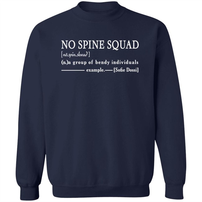 Sofie Dossi Merch Adult Definition No Spine Squad Hoodie Sofie Dossi Merch Adult Definition No Spine Squad Hoodie