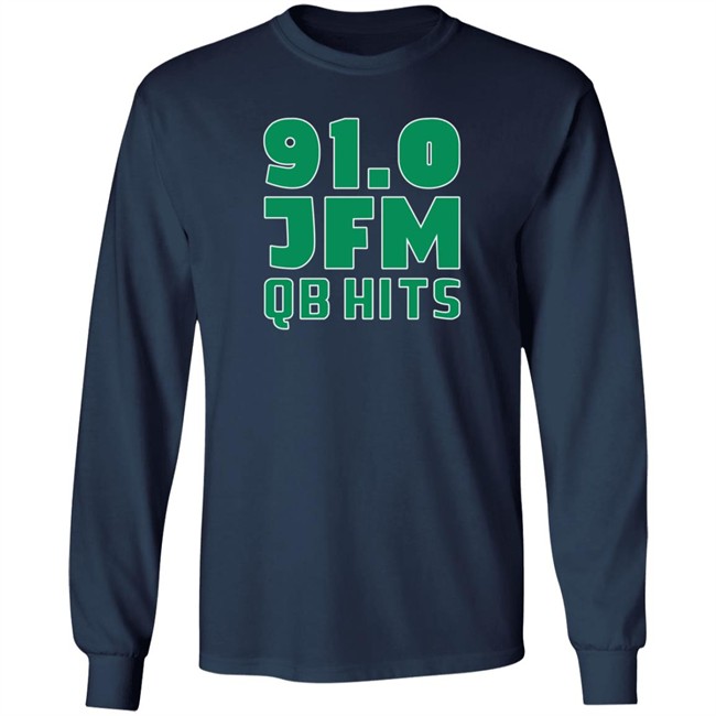 John Franklin Myers 91.0 Jfm Qb Hits Long Sleeve T Shirt John Franklin Myers 91.0 Jfm Qb Hits Long Sleeve T Shirt