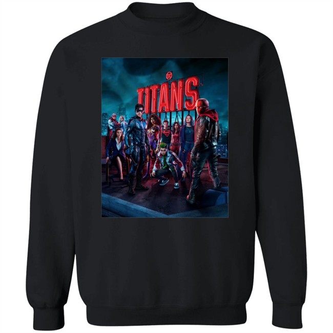 DC Shop Merch Titans Season 3 Poster Shirt DC Shop Merch Titans Season 3 Poster Shirt