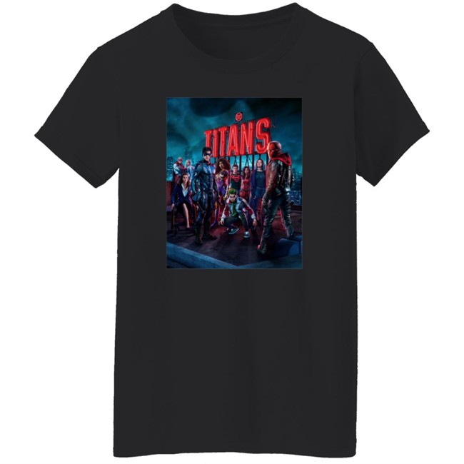 DC Shop Merch Titans Season 3 Poster Shirt DC Shop Merch Titans Season 3 Poster Shirt