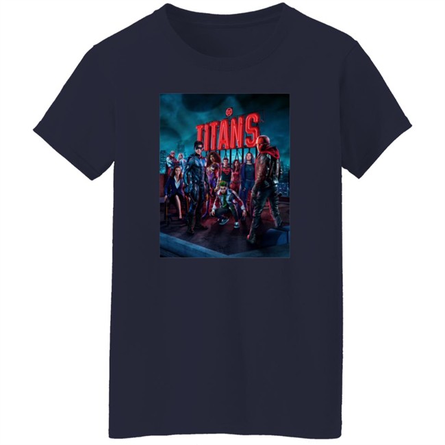 DC Shop Merch Titans Season 3 Poster Shirt DC Shop Merch Titans Season 3 Poster Shirt