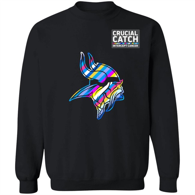 Minnesota Crucial Catch Vikings Pullover Hoodie Sweatshirt Minnesota Crucial Catch Vikings Pullover Hoodie Sweatshirt