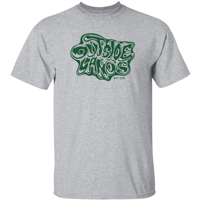 Outside Lands Merch Drippy Text Tee Shirt Outside Lands Merch Drippy Text Tee Shirt