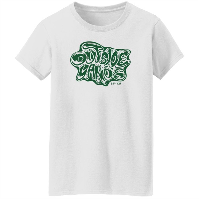Outside Lands Merch Drippy Text Tee Shirt Outside Lands Merch Drippy Text Tee Shirt