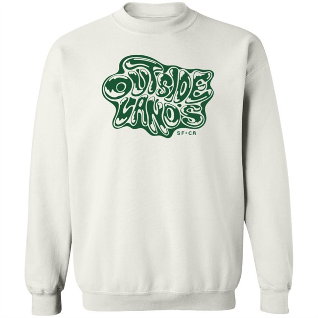 Outside Lands Merch Drippy Text Tee Shirt Outside Lands Merch Drippy Text Tee Shirt