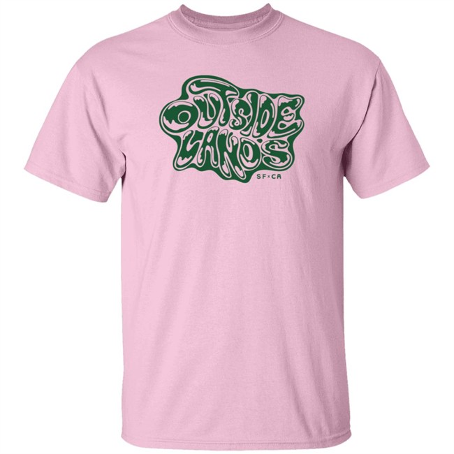 Outside Lands Merch Drippy Text Tee Shirt Outside Lands Merch Drippy Text Tee Shirt