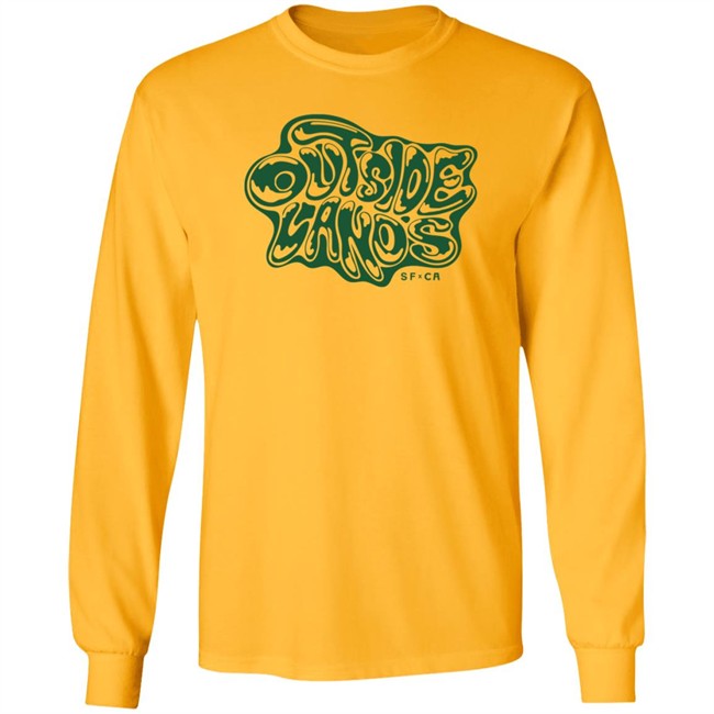 Outside Lands Merch Drippy Text Tee Shirt Outside Lands Merch Drippy Text Tee Shirt